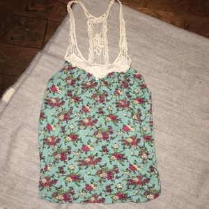 Iris LA floral tank top